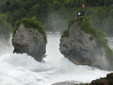 Rýn: největší evropský vodopád Rheinfall