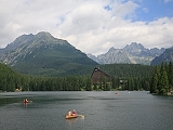 Štrbské pleso - ledovcové jezero